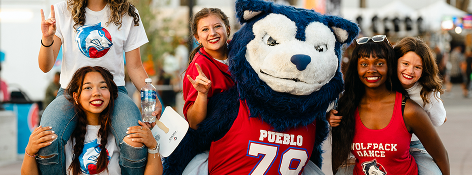two students smiling