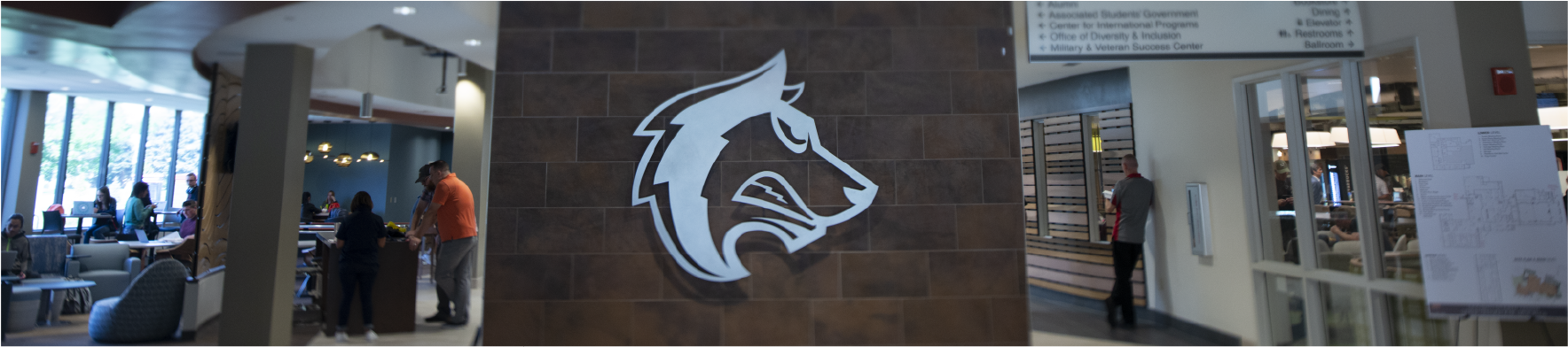 Entrance to Ochiatto Student Center