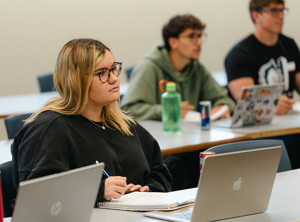 students in class