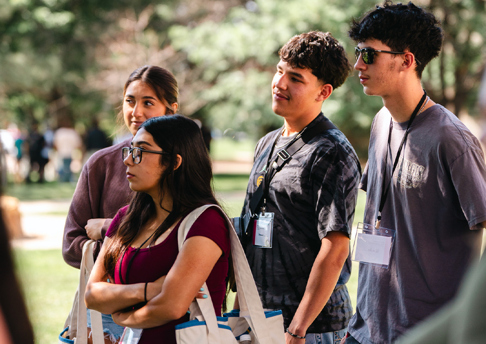 students smiling