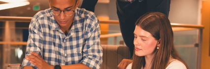 students in lecture.