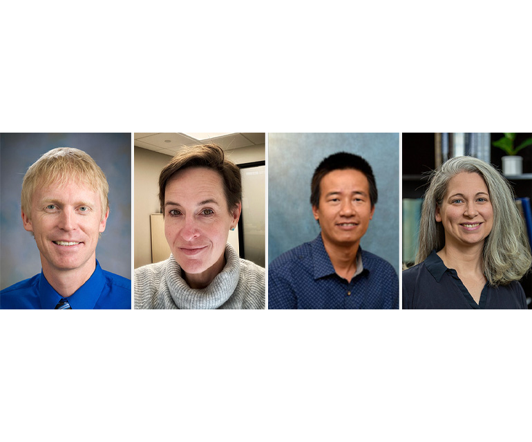 Left to right: Dan Baker, CSU Civil and Environmental Engineering; Meg Brown-Sica, CSU Libraries; Trung Duong, CSU-Pueblo Mechanical Engineering; Colorado School of Mines Civil and Environmental Engineering