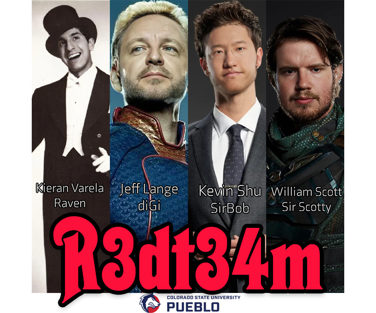 Kieran Varela Raven, Jeff Lange diGI, Kevin Shu SirBob, William Scott Sir Scotty