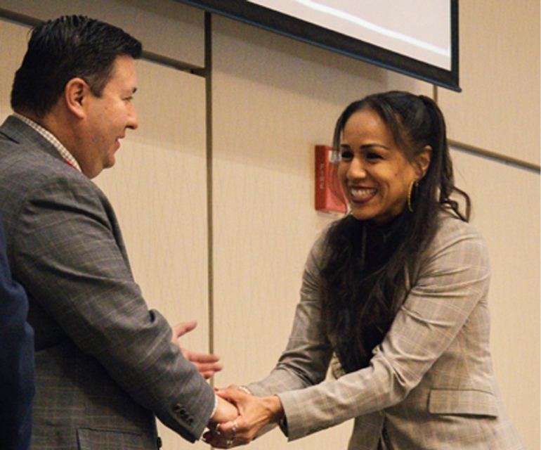 President Valdez and Dr. Garcia