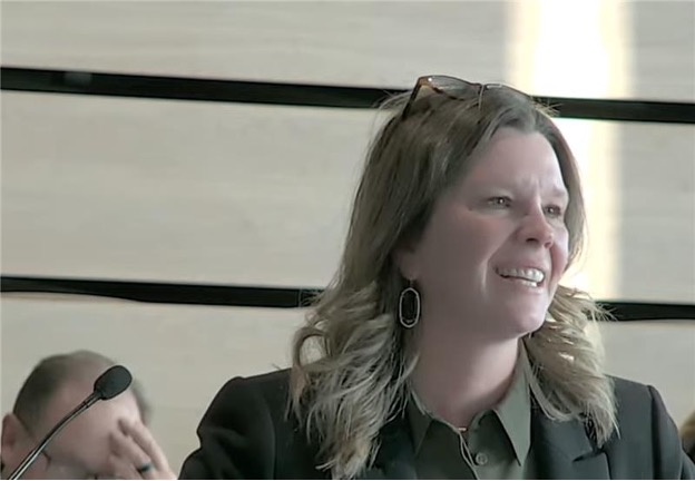 Dr Kristyn White Davis presenting at BOG meeting