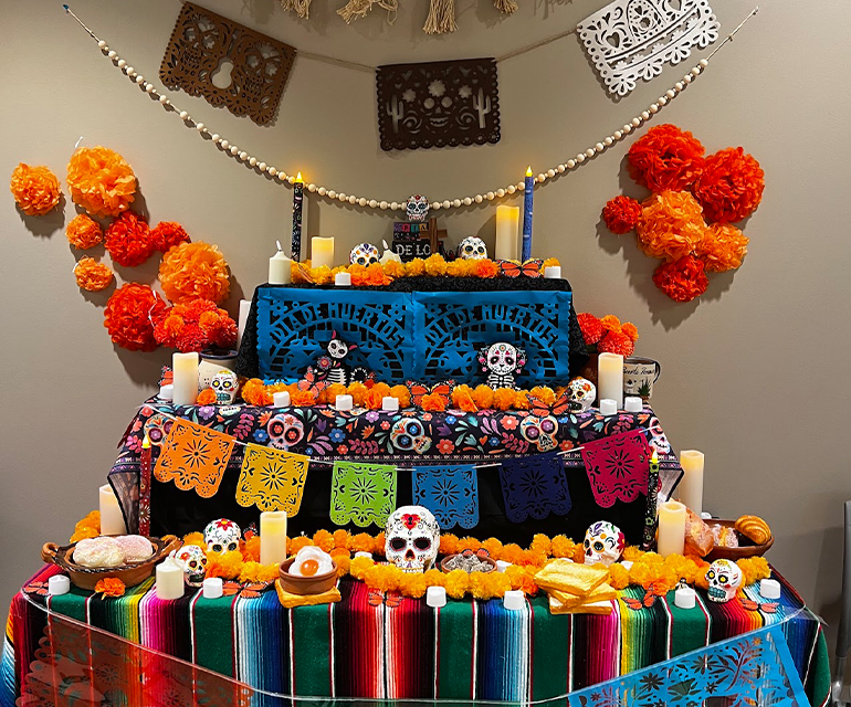 A Día de los Muertos Ofrenda 