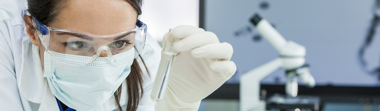 woman working in medical setting
