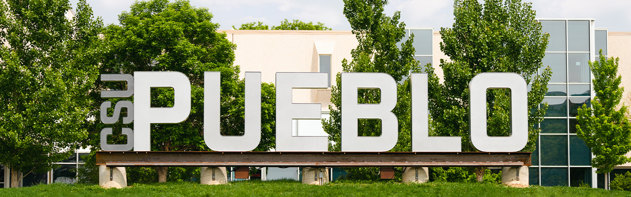 CSU Pueblo sign